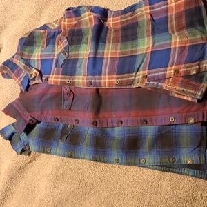 Eddie Bauer Flannel Shirt Bundle size XS